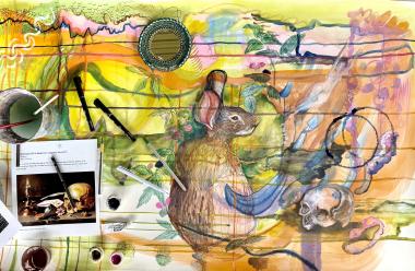 From Pigment to Paint: Experiments in Hand-Mulled Watercolor